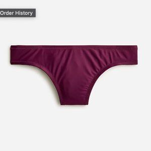 J. Crew Eco Surf Hipster Bikini Bottom M Purple Iris New NWT